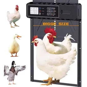 Comparer les prix de Porte automatique de poulailler en aluminium avec grande minuterie daffichage étanche