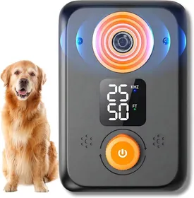 Comparer les prix de Répulsif pour chiens puissant avec ultrasons dispositif anti-aboiement pour chiens voisins barrière invisible jusquà 15 m