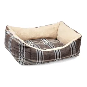 Comparer les prix de Aumüller Canapé en peluche pour chien Scotland marron, 60 cm - endroit confortable pour dormir