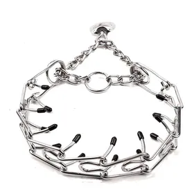 Meilleurs prix pour Collier étrangleur - Inox - Réglable - Argent - 25 mm - Dressage chien