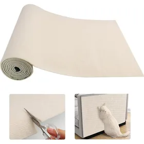 Meilleurs prix pour Protection Canape Chat Anti Griffe 40×100 cm,DIY Protege Canape Griffe Chat,Griffoir Chat Canapé Auto-adhésifs - Beige