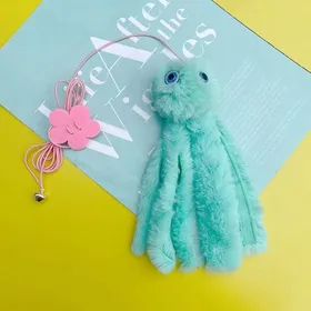 Meilleurs prix pour Jouet interactif pour chat - Phoesky - Forme de pieuvre - Peluche suspendue - Corde élastique - Cloche intégrée