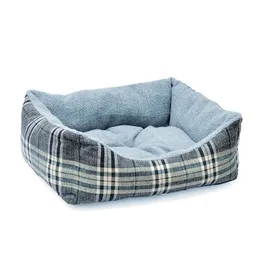 Comparer les prix de Aumüller Canapé en peluche Écosse Gris 60 cm – canapé douillet pour chien