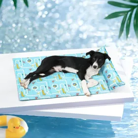 Meilleurs prix pour Tapis Rafraichissant pour Chien et Chats Tapis Refroidissant Gel Non Toxique Tapis Fraicheur pour Animaux de Compagnie Matela