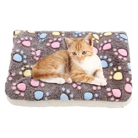 Comparer les prix de Couverture apaisante pour Chat Moelleuses Peluche Couvertures Flanelle pour Chiens Chat Tapis Double Face Lavable Doux et Chauds M