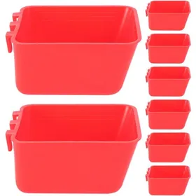 Meilleurs prix pour Mangeoire Pour Oiseaux - 8 Pièces - Plastique - Bol Alimentation Et Eau - Poules Perroquets Pigeons - 125x95x6c MICRODERMABRASION