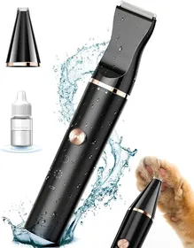 Meilleurs prix pour Tondeuse pour chien Rasoir pour Chiens Chat faible bruit pour tailler les poils de chien autour des pattes, des yeux, des oreilles