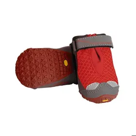 Meilleurs prix pour Chaussures pour chien Ruffwear Grip Trex - Rouge - 76 mm