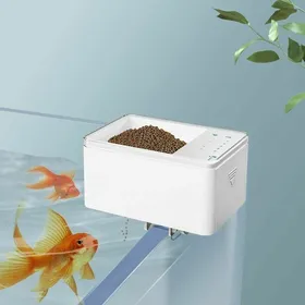 Comparer les prix de Distributeur Automatique de Nourriture pour Poissons Minuterie Numrique Alimentation de 70 ml Fonctionne couleurs multipl LARGEIGHT