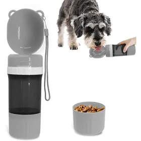 Meilleurs prix pour Gourde pour chien - Bouteille deau pour chien - Gourde de voyage - Gourde nomade - 400 ml - Anti-fuite - Portable -