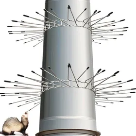 Meilleurs prix pour Ceinture de Défense pour Chat en Acier Galvanisé Martelé - Diamètre 100-130 mm - Protection Anti-Martres et Ratons Laveurs