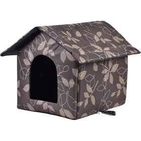 Comparer les prix de Niche d'extérieur pour chat, grotte d'extérieur résistante à l'hiver pour chats (S)