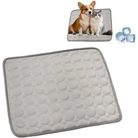 Meilleurs prix pour Tapis Rafraîchissant Animaux - Auto refroidissant sans électricité Surface imperméable et antidérapante - Gris L 70x55cm