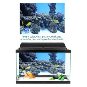 Meilleurs prix pour SALALIS Fond d’aquarium sous-marin Affiche sous-marine de fond daquarium de corail décoration murale animalerie racine 61*30 cm