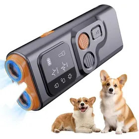 Comparer les prix de Anti-Aboiement Chien Rechargeable HD 3 Modes Dressage LED Torche Dispositif Ultrasons Portable