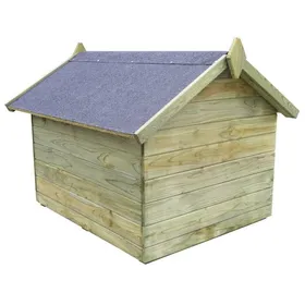 Comparer les prix de Bon plan Chenil pour chien - JILI HOT - Niche de jardin avec toit - ouvrant en - Bois de pin imprégné Thome4454043