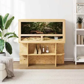 Meilleurs prix pour MOT10695-Base de Terrarium Marron 100 x 50 x 50 cm OSB