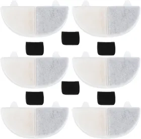 Meilleurs prix pour 6pcs Filtres pour Fontaine à Eau pour Chat avec Éponges Compatible avec 68oz/2L Fontaine à Boire WF20 CF20 Remplacement de
