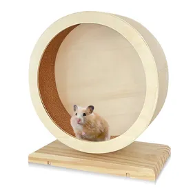 Meilleurs prix pour Roue de Hamster en Bois Silencieuse de Compagnie - Pour le Repos et le Mouvement - Bogie pour dAutres Petits Animaux