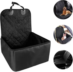 Meilleurs prix pour Siège de voiture pour chien, imperméable et respirant, avec laisse de sécurité, sac de transport pour animaux (19x19x22 pouces)