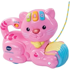 Meilleurs prix pour VTech - 123 Little Pink Cat Pull Toy Interactive Kitten to Walk Motor Skills and Musical Awakening Game KIT EDUCATION ACTIVITE