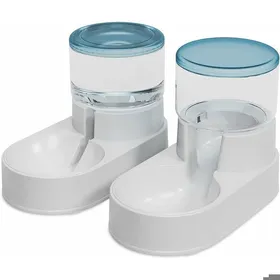 Meilleurs prix pour Distributeur Automatique de Croquettes et Eau 2L x 2 pour Chats et Chiens