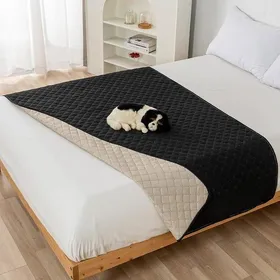 Comparer les prix de Couverture Imperméable pour Chien vable Antidérapante Couverture pour Animaux Compagnie Noir-style 2#75*180CM TAPIS DE TRANSPORT