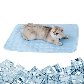 Comparer les prix de Tapis Rafraichissant Chat Tapis Rafraichissant Chien Tapies Fraicheur Chien L 70 x 55 cm Bleu Clair en Tissu Frais  SOIN SPECIFIQUE