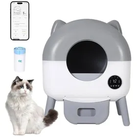 Comparer les prix de Litière autonettoyante pour chats bac à litière automatique 76-89 L avec contrôle par application 24 GHz - triple détection anti