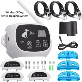Meilleurs prix pour Clôture Rechargeable Anti-fugue - CHARACTERL - KD-661 - Sans Fil - 500m de portée - Pour 3 Chiens-keeper