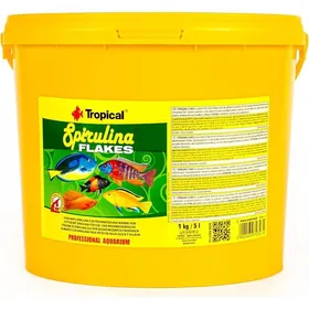 Comparer les prix de Flocons de Spiruline - TROPICAL - 1kg - Riche en protéines - Nourriture pour poissons - Eau douce et mer