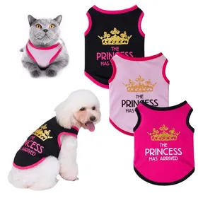 Meilleurs prix pour 3 Pièces Chemise pour Chiens T-Shirt Vêtements pour Animaux de Compagnie Vêtements de Princesse Sweatshirt dété M