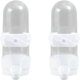 Comparer les prix de Lot de 2 distributeurs deau automatiques pour cage 90 ml pour oiseaux distributeur de nourriture et de graines