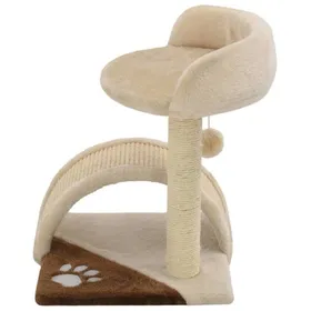 Comparer les prix de BESTLIFE Arbre à chat avec griffoir en sisal 40 cm Beige et Marronavec manuel de montage（33583246）VIDAXL
