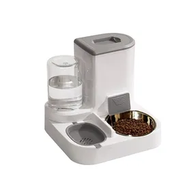 Meilleurs prix pour Mangeoire et abreuvoir autatique 2 en 1 pour animaux destiques Distributeur autatique de nourriture 22L FONTAINE A EAU