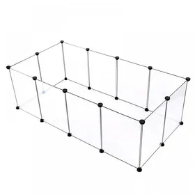 Comparer les prix de XJING-Enclos pour Animaux-  Enclos pour petit chien/lapin- Parc intérieur pour animaux-  Enclos 145*74*47cm