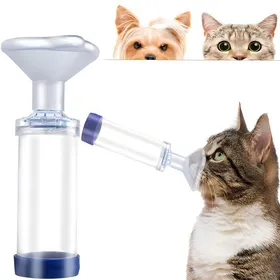 Comparer les prix de Inhalateur - Vétérinaire - Pour chiens et chats - Chambre transparente - Ajustement doux - Couleur bleue Bleu bleu CORBEILLE