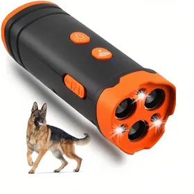 Comparer les prix de Répulsif ultrasons chien LED 3 têtes anti-aboiement longue portée portable intérieur/extérieur petites/moyennes races