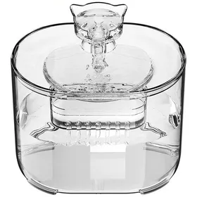 Comparer les prix de Fontaine à eau automatique animaux - Capacité 2.2L ultra silencieuse Système filtration triple couche - Nourriture chat et chien