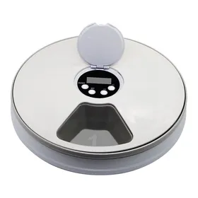 Meilleurs prix pour Distributeur automatique de nourriture pour chats chiens lapins et petits animaux 6 gamelles nourriture sèche et humide avec