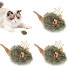 Comparer les prix de 3 PCS Souris Bruyantes Chat Jouets pour Animaux DomestiquesChat Interactif SourisInteractif pour ChatSouris À