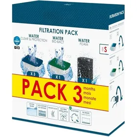 Comparer les prix de Aquarium Consommables - Cartouches de Filtration de Rechange - Pack 3 mois Taille S - Sans Impuretés et Sans Odeur - Nettoyage