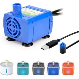 Comparer les prix de Pompe de Fontaine à Chat Chien, Pompe à Eau Submersible pour Animaux de Compagnie
