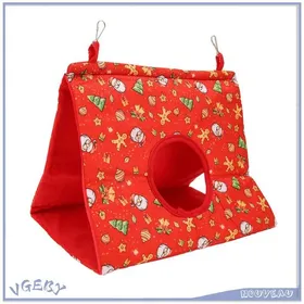Comparer les prix de VGEBY Lit suspendu pour perroquet Lit Suspendu Perroquet Fluffy épais Perroquet Nid Pour Se animalerie voliere L Noël M Noël Rouge