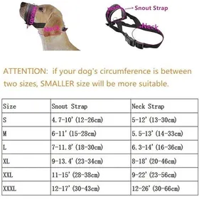 Comparer les prix de Muselière Réglable pour Chien Taille L Noir Nylon Anti-Aboiement et Anti-Morsure Sécurité et Confort