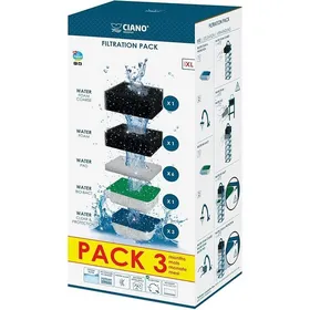 Comparer les prix de Aquarium Consommables - Cartouches de Filtration de Rechange pour Filtre dAquarium- Pack 3 mois Taille XL - Eau Cristalline