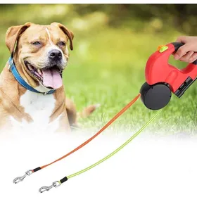 Comparer les prix de Laisse rétractable pour Chien Double extrémité Laisse Universelle Anti-enchevêtrement avec lumière LED adaptée Toutes Les LAISSE