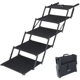Meilleurs prix pour Escalier/rampe pour chien extra-large et pliable avec surface antidérapante et revêtement en mousse souple – convient aux voitures