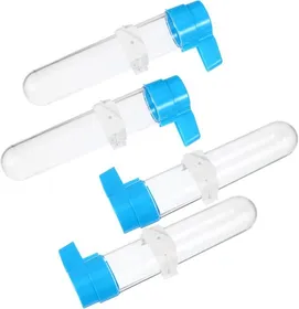 Comparer les prix de 5 Pièces Abreuvoir pour Oiseaux Bouteille deau Perruche Oiseaux Gourdes Réservoir deau Inséparable Bouteille De Distributeur