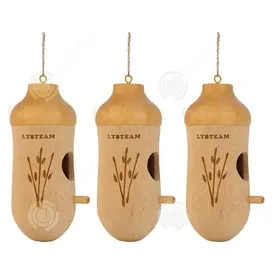 Comparer les prix de INN Maison doiseau  3 pcs maison de colibri terrasse extérieure maison de nidification de colibri décor maison nid de colibri en